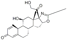 21-Desacetyl Deflazacort-d3 (Major) 化学構造式