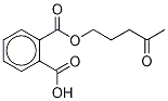 Mono(4-oxopentyl)phthalate Struktur