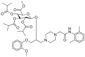 Ranolazine 2,3,4-Tri-O-isobutyryl-β-D-Glucuronide Methyl Ester (Mixture of diastereoMers)