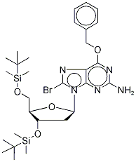 8-BroMo-3',5'-Di-O-tert-butyldiMethylsilyl-6-O-benzyl-2'-deoxyguanosine|