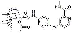  1-[4-[[2-[(MethylaMino)carbonyl]-4-pyridinyl]oxy]phenyl]aMino-1-deoxy-2,3,4,6-tetraacetate-β-D-glucopyranose