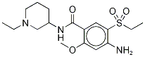 N-Des[(1-ethyl-2-pyrrolidinyl)Methyl]-N-(1-ethyl-3-piperidinyl) AMisulpride-d5,1794786-83-6,结构式