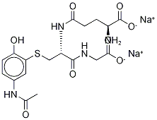 AcetaMinophen-glutathione Adduct D 化学構造式