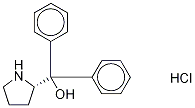 α,α-(Diphenyl-d10)-L-prolinol Hydrochloride 化学構造式