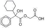 2-(2-Cyclohexyl-2-hydroxy-2-phenylacetyloxy)acetic Acid ,1797008-83-3,结构式