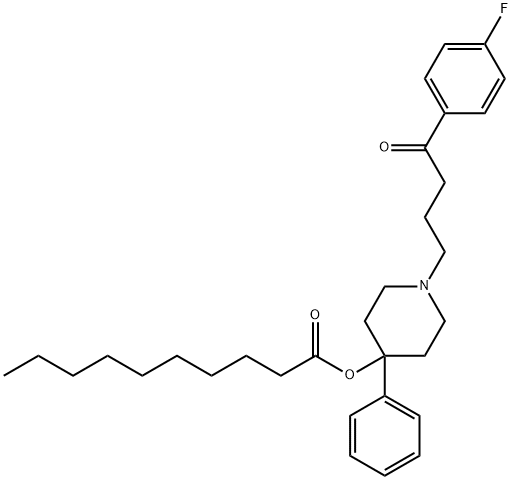 Dechloro Haloperidol Decanoate  化学構造式