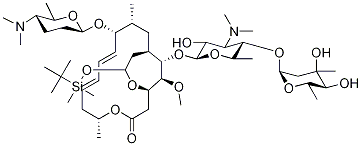 4,17-Dioxabicyclo[12.3.2]nonadecane-18-O-tert-butyldimethylsilyl Spiramycin I-d3, , 结构式