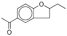 2-Ethyl-2,3-dihydro-5-acetylbenzofuran-d3 Structure