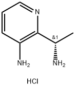 (S)-1-(3-Amino-pyridin-2-yl)-ethylamine Hydrochloride Struktur