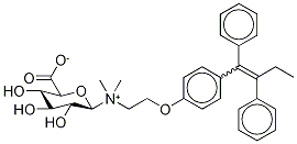 (E,Z)-Tamoxifen N-β-D-Glucuronide (~92%) Structure