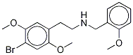 4-Bromo-2,5-dimethoxy-N-[(2-methoxyphenyl)methyl]benzeneethanamine-d6 Structure