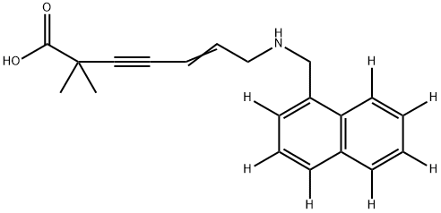 特比萘芬杂质5-D7, 1185238-58-7, 结构式