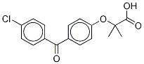 FENOFIBRIC-D6 ACID Structure