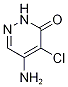 Desphenyl Chloridazon-15N2 化学構造式