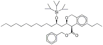Benzyl (2S,3S,5S)-2-Hexyl-3-benzyloxy-5-(triisopropylsilyloxy)hexadecanoate