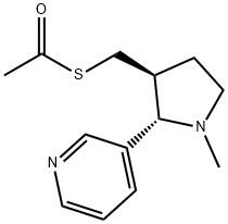 rac-trans 3’-Acetylthiomethyl Nicotine Structure