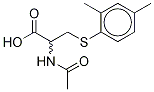 N-Acetyl-S-(2,4-dimethylbenzene)-D,L-cysteine 化学構造式