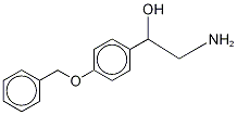 2-Amino-1-(4’-benzyloxyphenyl)ethanol-13C2,15N Structure