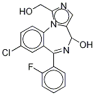 1',4-Dihydroxy Midazolam-d4 Structure