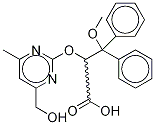 rac 4-Hydroxymethyl Ambrisentan-d3 Struktur