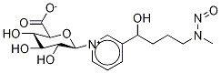 4-(Methylnitrosamino-d3)-1-(3-pyridyl)-1-butanol N-β-D-Glucuronide Structure