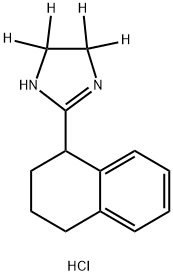 Tetrahydrozoline-d4 Hydrochloride Struktur