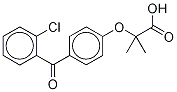 2-Chloro Fenofibric Acid-d6 化学構造式