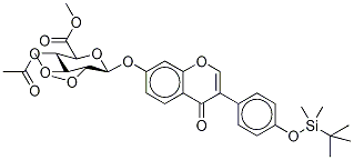 Daidzein 4'-tert-ButyldiMethylsilyl 7-Tri-O-acetyl-β-D-glucuronic Acid Methyl Ester