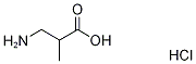 rac-3-AMinoisobutyric Acid-d3 Hydrochloride Structure