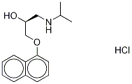 (S)-Propranolol-d7 Hydrochloride Structure