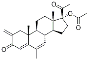 2-Methylene Megestrol Acetate, , 结构式