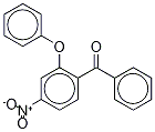 2-Phenoxy-4-nitro-benzophenone-13C6, , 结构式