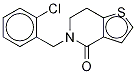 4-Oxo Ticlopidine-d4,,结构式