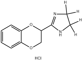 Idazoxan-d4 Hydrochloride Structure
