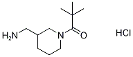 N-Pivaloyl-3-aMinoMethylpiperidine Hydrochloride,,结构式