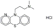 Prothipendyl-d6 Hydrochloride,,结构式