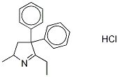 2-Ethyl-5-Methyl-3,3-diphenyl-1-pyrroline Hydrochloride HeMiMethanolate,,结构式