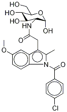 α-GlucaMetacin-d4 Structure