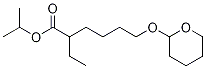 2-Ethyl-6-tetrahydropyranoxy-1-hexanoic Acid Isopropyl Ester,,结构式