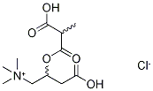 MethylMalonyl DL-Carnitine-d3 Chloride 结构式