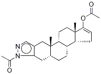  5α-N-Acetyl-17-acetyloxy-2'H-androst-16-en-2-eno[3,2-c]pyrazol