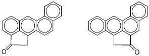 Benz[j]aceanthrylen-2(1H)-one13C2,d2 and Benz[e]aceanthrylen-6(5H)-one13C2,d2 Structure