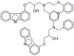 1391054-59-3 3,3-{2,2-[1,2-Phenylenebis(oxy)]bis(ethane-2,1-diyl)}bis(N-benzylazanediyl)bis(1-(9H-carbazol-4-yloxy)propan-2-ol)