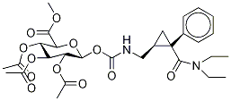 1-[N-[[(1S,2R)-2-[(DiethylaMino)carbonyl]-2-phenylcyclopropyl]Methyl]carbaMate]-β-D-glucopyranuronic Acid 2,3,4-Triacetate Methyl Ester