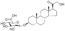 21-Hydroxy-20-oxo-5β-pregnan-3α-yl-d5 β-D-Glucopyranosiduronic Acid