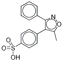 バルデコキシブスルホン酸-13C2,15N 化学構造式