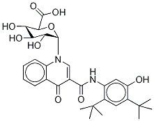Ivacaftor N-glucuronide Structure