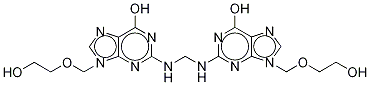 アシクロビルN-メチレン二量体 化学構造式