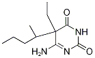 6-Amino-5-ethyl-5-(1-methylbutyl)-2,4(3H,5H)-pyrimidinedione-d5 Structure