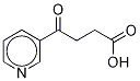 1-(3-Pyridyl)-1-butanone-4-carboxylic Acid-d4 Structure